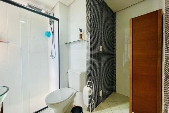 Banheiro 1 de apartamento à venda com 3 quartos, 91m² em Vila Augusta, Guarulhos