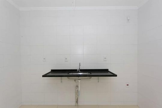 Cozinha de apartamento à venda com 2 quartos, 55m² em Chácara Santo Antônio (Zona Leste), São Paulo