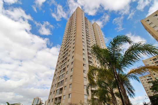 Fachada de apartamento à venda com 3 quartos, 71m² em Vila Sonia do Taboao, Taboão da Serra