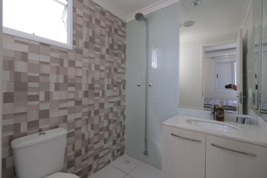 Banheiro da Suíte de apartamento para alugar com 2 quartos, 63m² em Jardim America da Penha, São Paulo