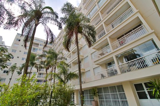 Fachada de apartamento à venda com 1 quarto, 35m² em Panamby, São Paulo