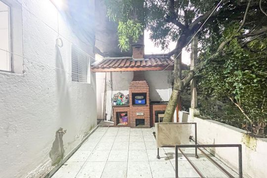 Área comum - Churrasqueira de casa para alugar com 2 quartos, 80m² em Jardim Bandeirantes, São Paulo