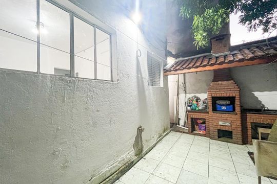 Área comum - Churrasqueira de casa para alugar com 2 quartos, 80m² em Jardim Bandeirantes, São Paulo