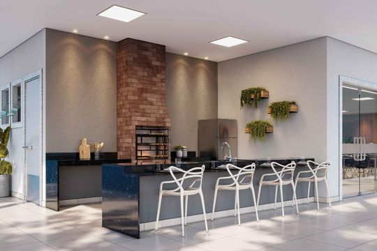 Apartamento à venda com 2 quartos, 47m² em Tres Barras, Contagem