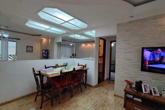 Sala de apartamento à venda com 2 quartos, 69m² em Dos Casa, São Bernardo do Campo