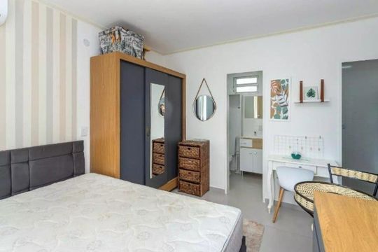 Quarto de apartamento à venda com 1 quarto, 27m² em Cidade Baixa, Porto Alegre