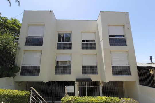 Fachada de apartamento à venda com 2 quartos, 51m² em Jardim do Salso, Porto Alegre