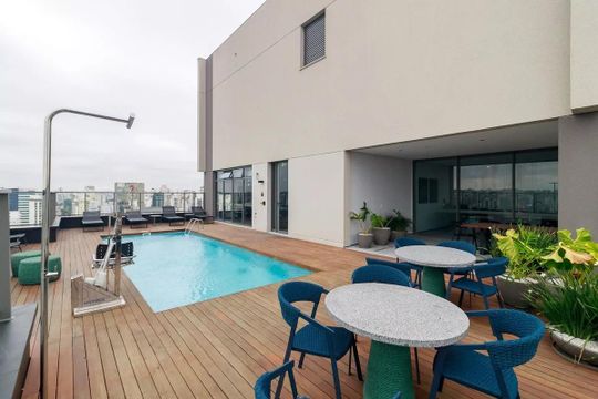 Area Comum de kitnet/studio à venda com 1 quarto, 28m² em Cidade Monções, São Paulo