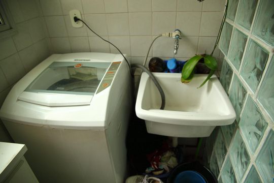 Área de Serviço de apartamento para alugar com 2 quartos, 53m² em Baeta Neves, São Bernardo do Campo