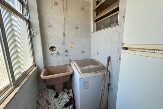 Área de Serviço de apartamento à venda com 2 quartos, 76m² em Posse, Rio de Janeiro