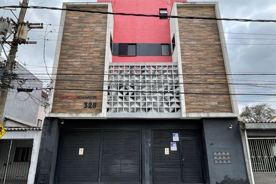 Fachada + Placa de apartamento à venda com 2 quartos, 78m² em Parque Maria Luiza, São Paulo