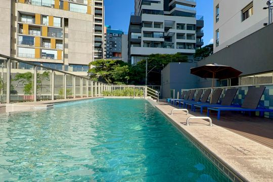 Piscina de apartamento à venda com 3 quartos, 149m² em Vila Madalena, São Paulo