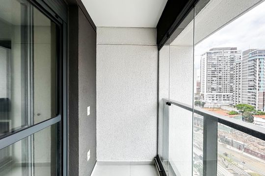 Varanda de apartamento para alugar com 1 quarto, 25m² em Jardim das Acacias, São Paulo