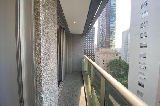 Varanda de apartamento para alugar com 1 quarto, 60m² em Itaim Bibi, São Paulo