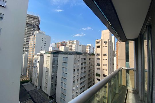 Varanda de apartamento para alugar com 1 quarto, 60m² em Itaim Bibi, São Paulo