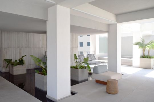 Área comum de kitnet/studio para alugar com 1 quarto, 26m² em Pinheiros, São Paulo