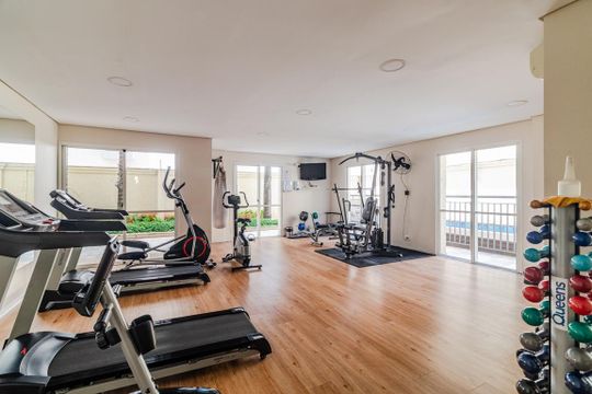 Área comum - Academia de apartamento para alugar com 2 quartos, 55m² em Jardim Paulista, São Paulo