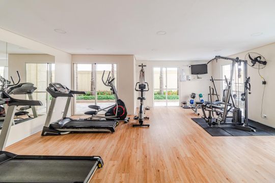 Área comum - Academia de apartamento para alugar com 2 quartos, 55m² em Jardim Paulista, São Paulo