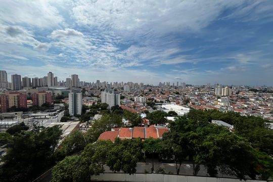 Sala - vista de apartamento à venda com 3 quartos, 50m² em Vila Basileia, São Paulo