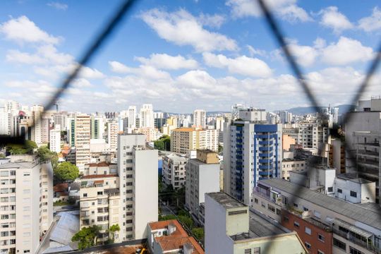 Vista do Quarto 1 de apartamento para alugar com 3 quartos, 90m² em Santa Cecilia, São Paulo