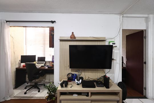 Sala de apartamento para alugar com 2 quartos, 60m² em Jardim Alzira Franco, Santo André