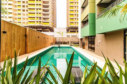 Área comum - Piscina de apartamento para alugar com 1 quarto, 31m² em Butantã, São Paulo