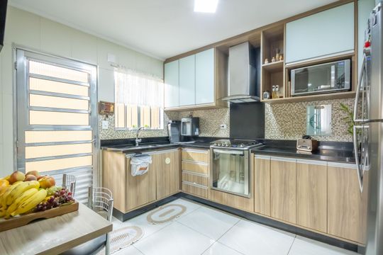 Cozinha de casa para alugar com 2 quartos, 180m² em Veloso, Osasco