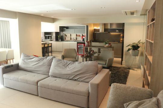 Sala de apartamento para alugar com 3 quartos, 244m² em Santo Antônio, São Caetano do Sul