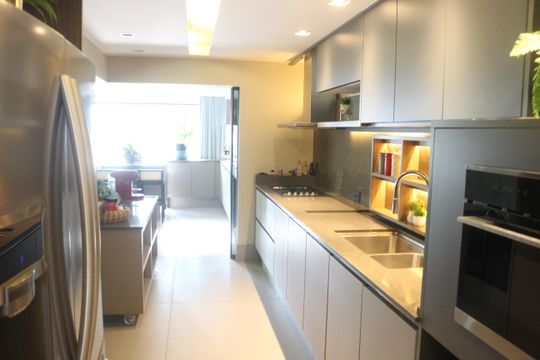 Cozinha de apartamento para alugar com 3 quartos, 244m² em Santo Antônio, São Caetano do Sul