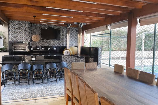 Área comum - Churrasqueira de apartamento para alugar com 3 quartos, 244m² em Santo Antônio, São Caetano do Sul