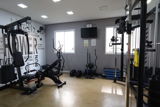 Área comum - Academia de apartamento à venda com 2 quartos, 40m² em Paraíso do Morumbi, São Paulo