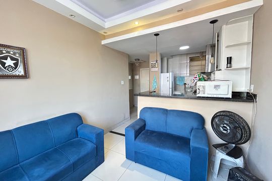 Sala de apartamento à venda com 1 quarto, 44m² em Encantado, Rio de Janeiro