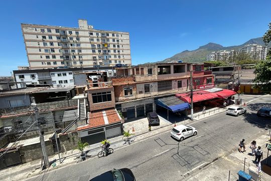 Vista da Sala de apartamento à venda com 1 quarto, 44m² em Encantado, Rio de Janeiro