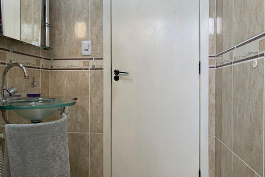 Banheiro de apartamento para alugar com 2 quartos, 93m² em Industrial, Novo Hamburgo