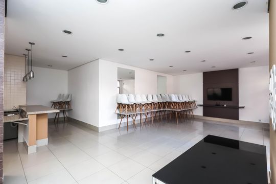 Área comum de apartamento à venda com 2 quartos, 96m² em Vila Dom Pedro I, São Paulo