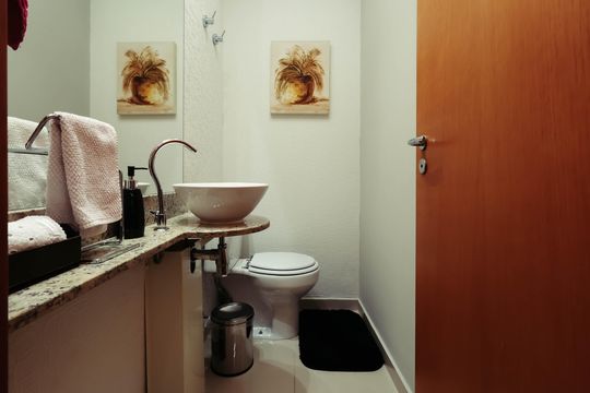 Lavabo de apartamento à venda com 2 quartos, 96m² em Vila Dom Pedro I, São Paulo