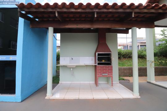 Área comum - Churrasqueira de apartamento para alugar com 2 quartos, 55m² em Shopping Park, Uberlândia