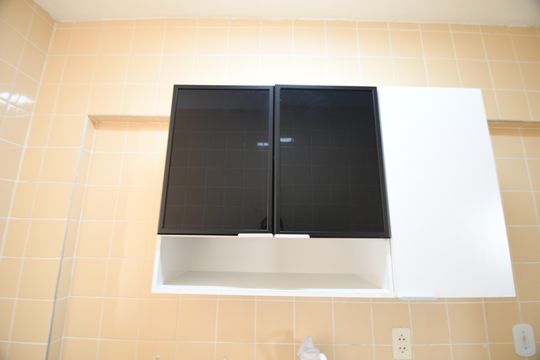 Cozinha de apartamento para alugar com 1 quarto, 32m² em Centro, Campinas