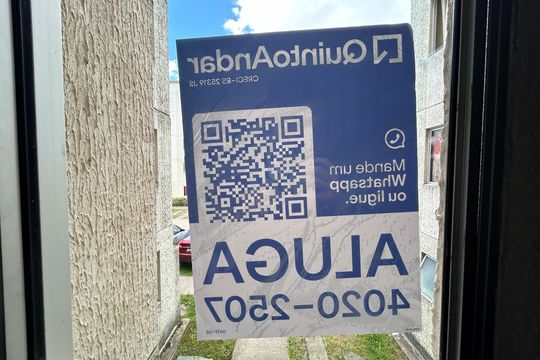 Placa de apartamento para alugar com 2 quartos, 42m² em Santos Dumont, São Leopoldo