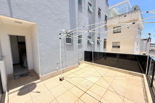 Varanda quarto 2 de apartamento à venda com 2 quartos, 78m² em Castelo, Belo Horizonte