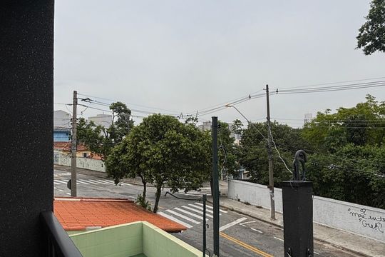 Quarto 1 Varanda de apartamento à venda com 2 quartos, 40m² em Vila Metalúrgica, Santo André