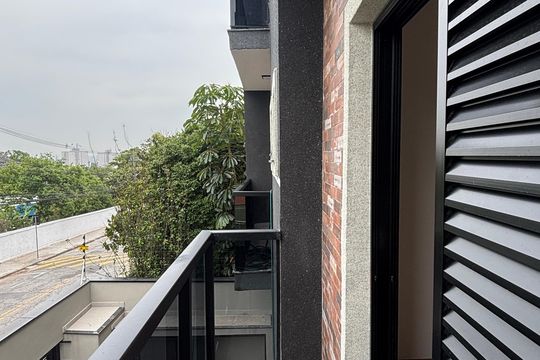 Quarto 1 Varanda de apartamento à venda com 2 quartos, 40m² em Vila Metalúrgica, Santo André
