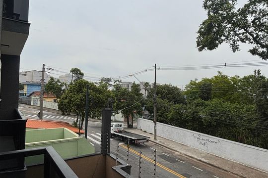 Quarto 1 Varanda de apartamento à venda com 2 quartos, 40m² em Vila Metalúrgica, Santo André