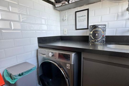 Área de Serviço de apartamento à venda com 2 quartos, 80m² em Paraíso, São Paulo