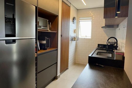 Cozinha de apartamento à venda com 2 quartos, 80m² em Paraíso, São Paulo