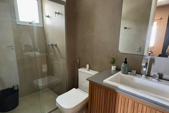 Banheiro da Suíte 2 de apartamento à venda com 2 quartos, 80m² em Paraíso, São Paulo