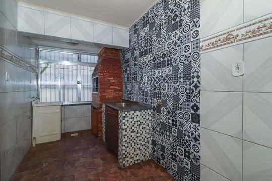 Cozinha de apartamento à venda com 3 quartos, 74m² em Jardim Dona Leopoldina, Porto Alegre