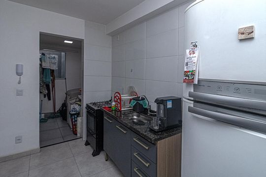 cozinha_3 de apartamento à venda com 2 quartos, 44m² em Vila Gumercindo, São Paulo