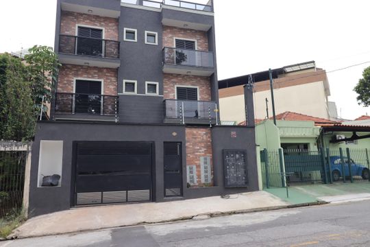 Fachada de apartamento à venda com 2 quartos, 40m² em Vila Metalúrgica, Santo André
