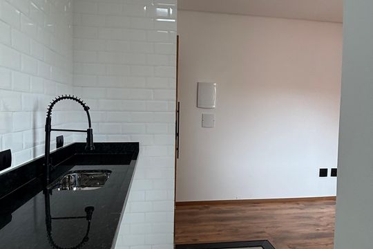 Cozinha de apartamento à venda com 2 quartos, 79m² em Vila Metalúrgica, Santo André